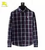 chemise burberry check shirts red pony grid